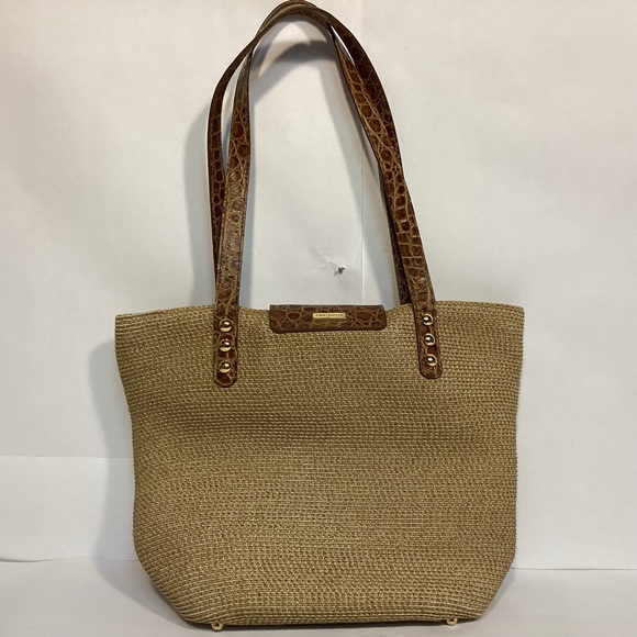 Eric Javits New York Straw Weave shoulder bag Hand Fished in USA - Picture 2 of 12